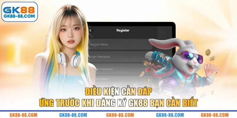 Điều kiện cần đáp ứng trước khi đăng ký GK88 bạn cần biết