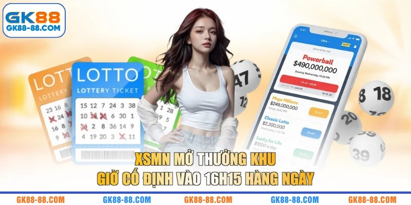 XSMN mở thưởng khu giờ cố định vào 16h15 hàng ngày